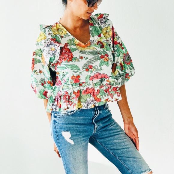 SOLD NWT Anthropologie’s Love the Label Regan top - Picture 2 of 8